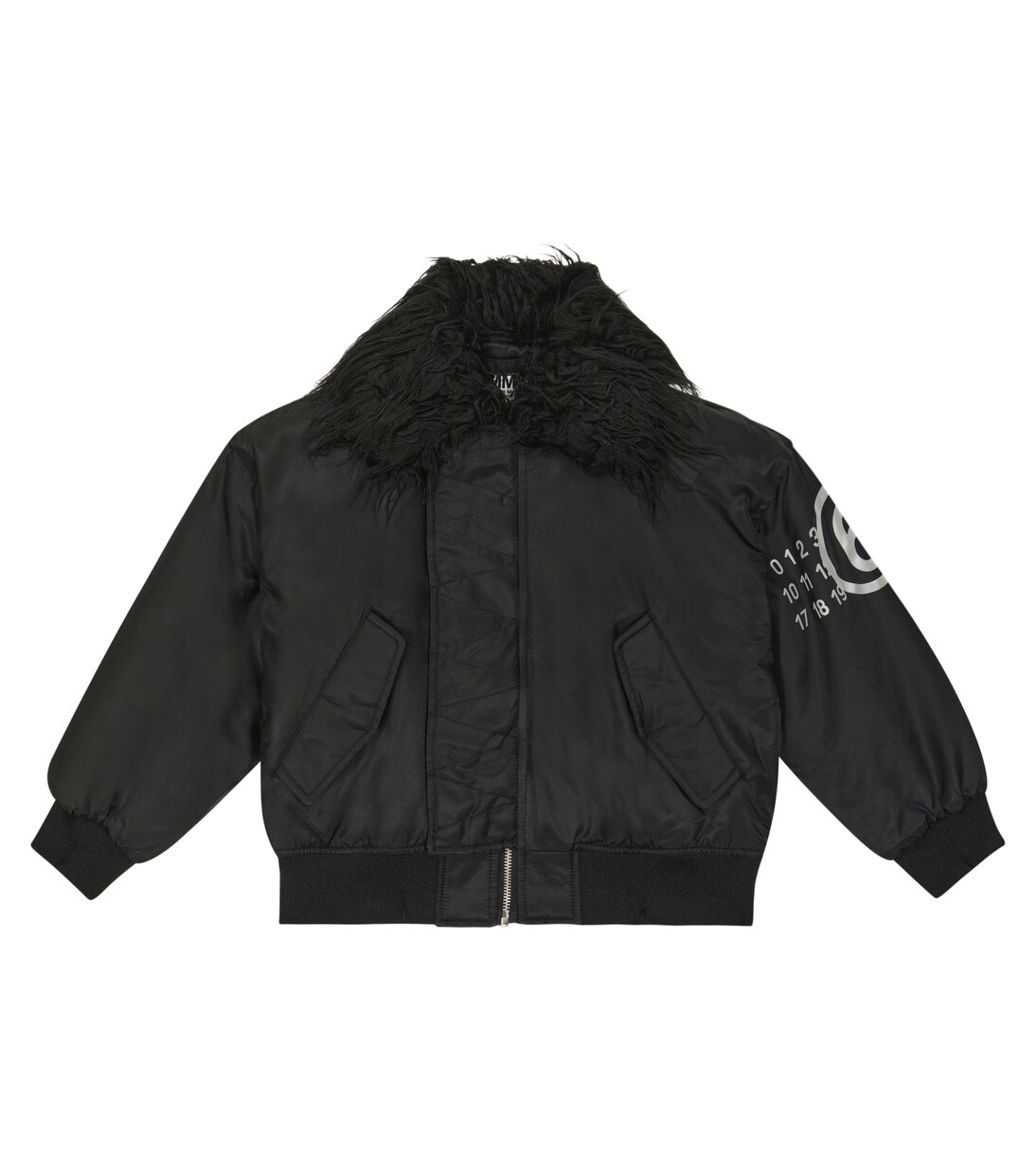 Padded twill bomber jacket | MM6 Maison Margiela Kids