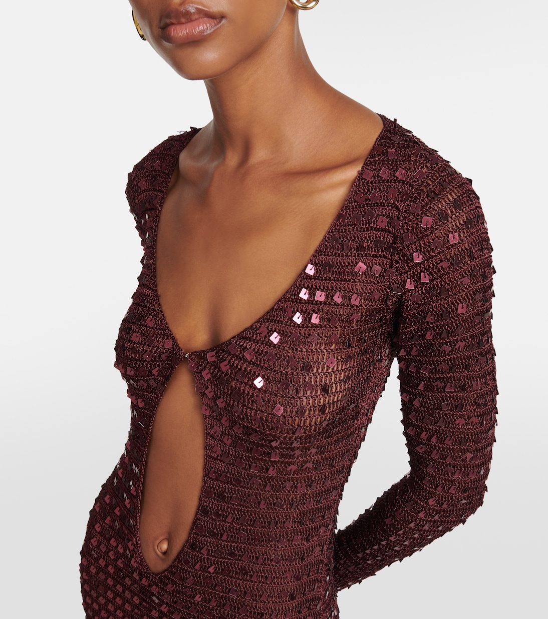 Robe longue Chyha à ornements | Aya Muse