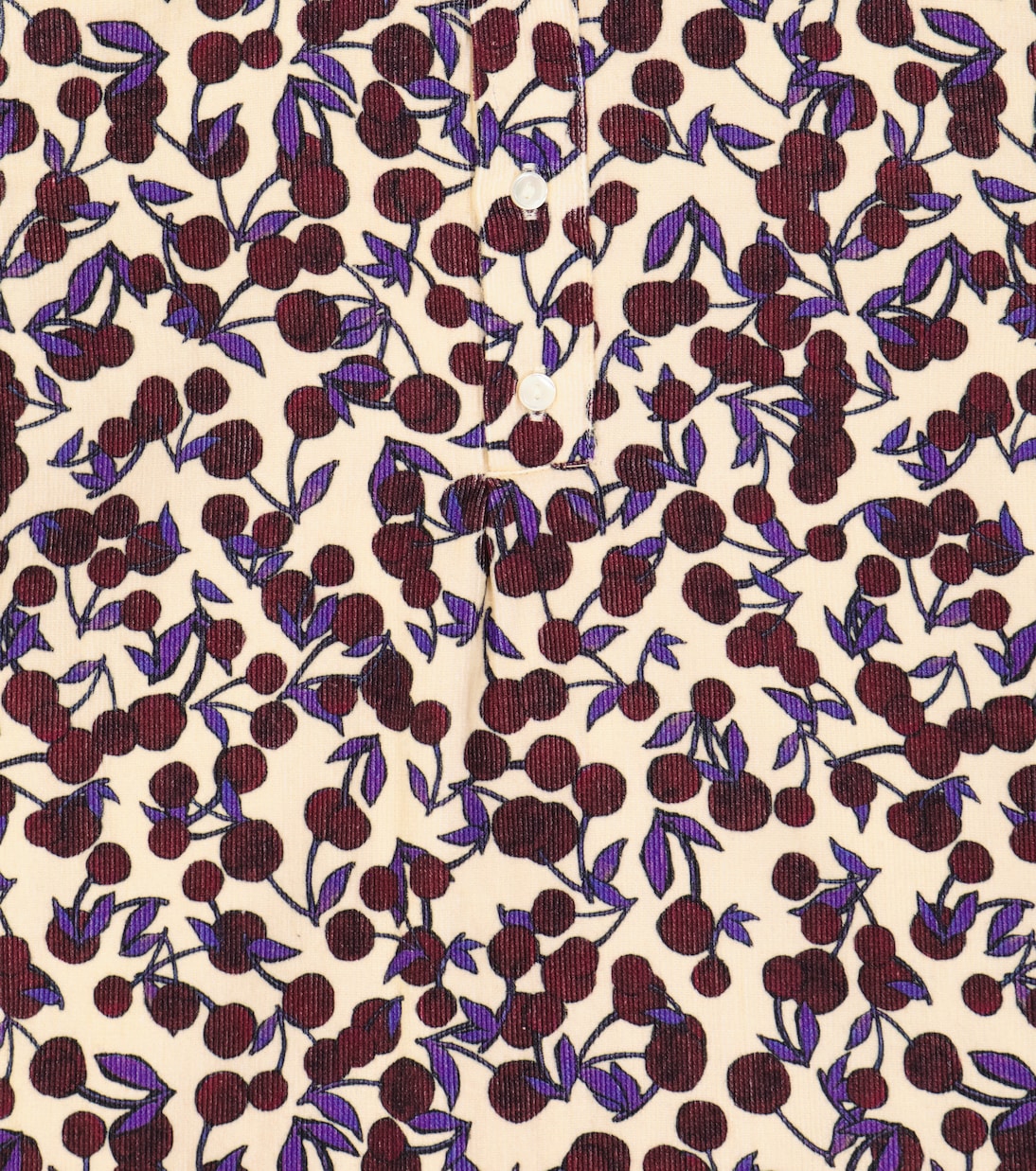 Topaz printed corduroy dress  | Bonpoint