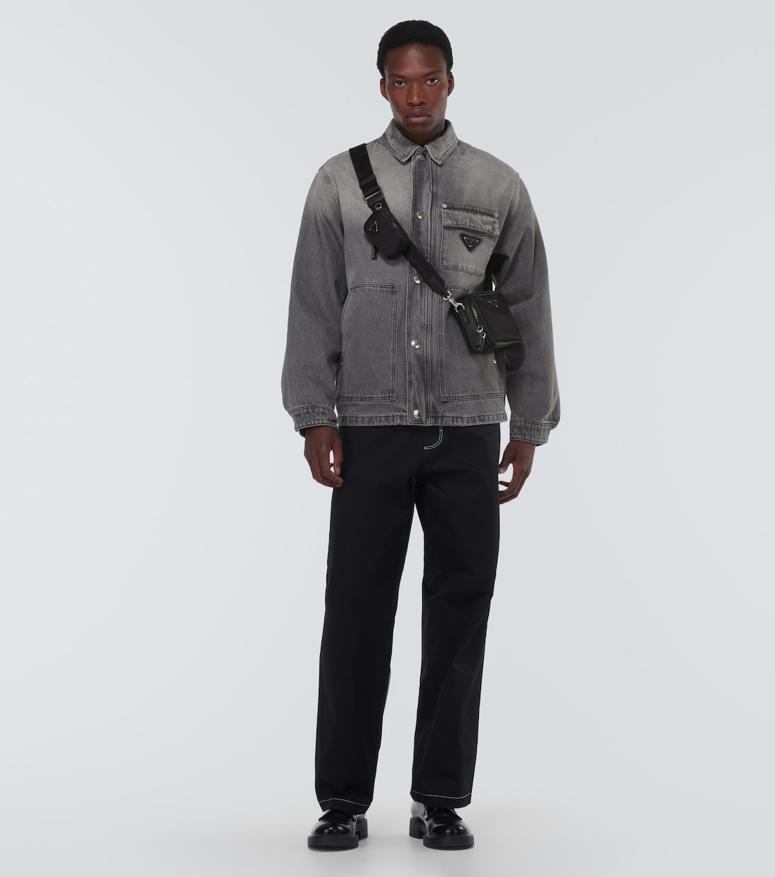 Denim overshirt | Prada