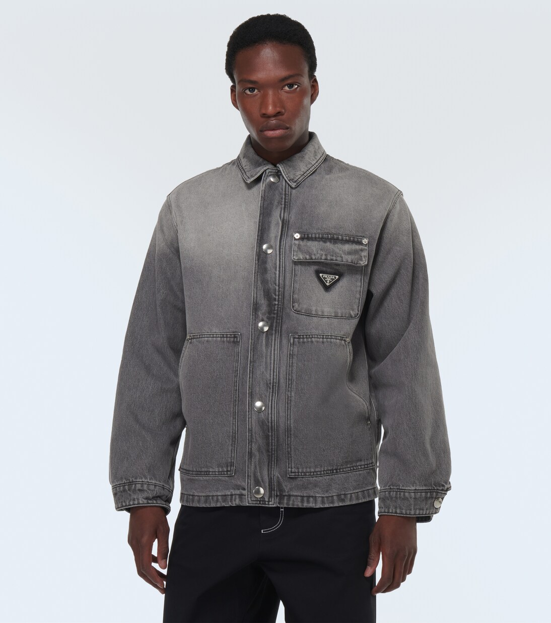Denim overshirt | Prada