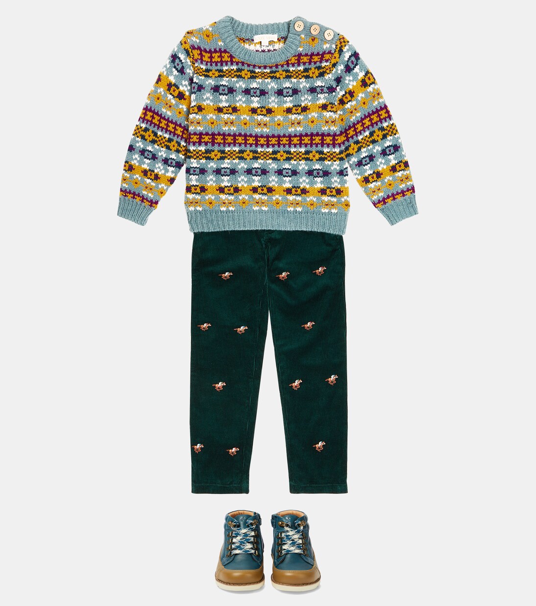 Lounis jacquard sweater  | Louise Misha