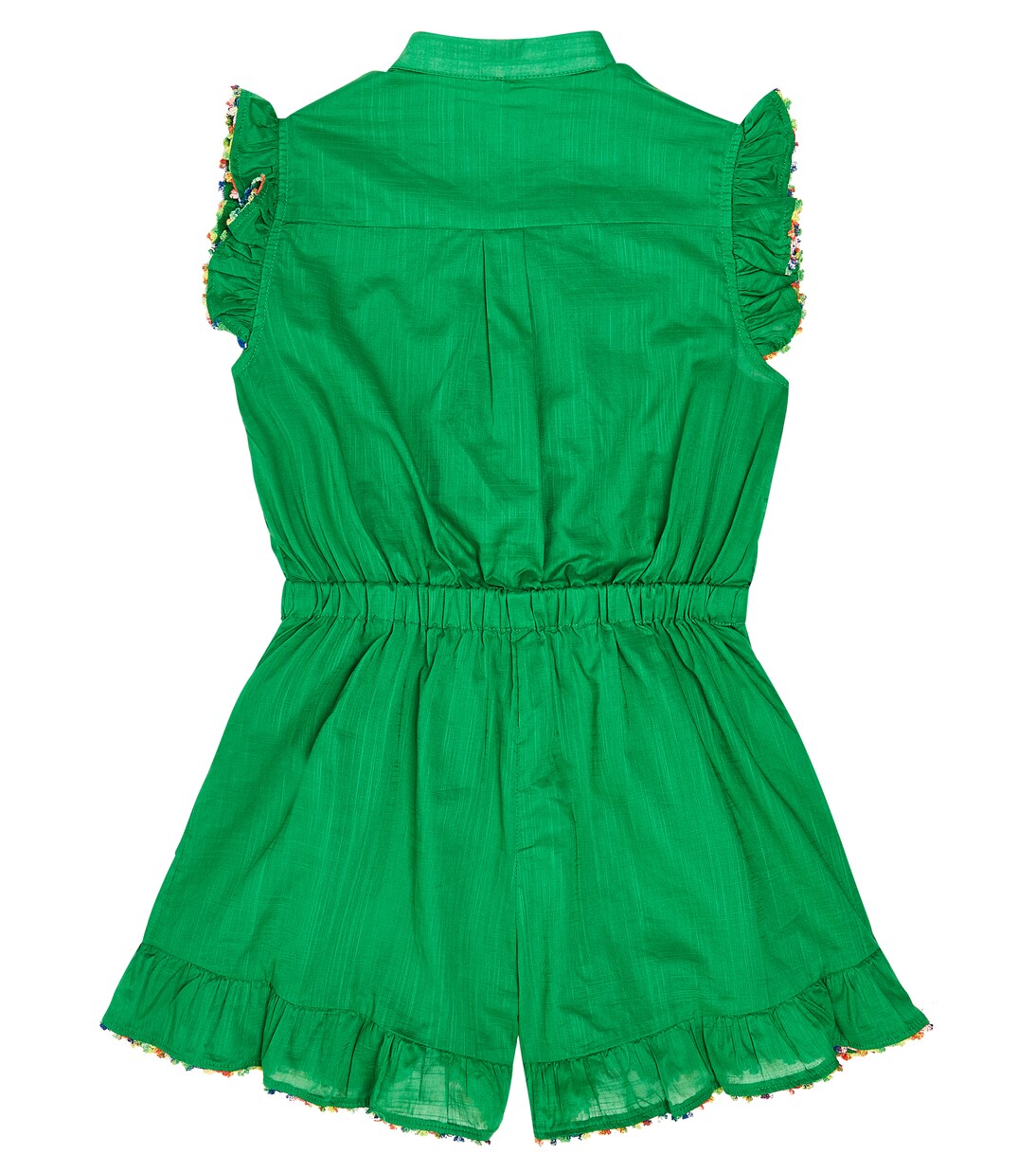 Junie frill-trimmed floral cotton playsuit | Zimmermann Kids
