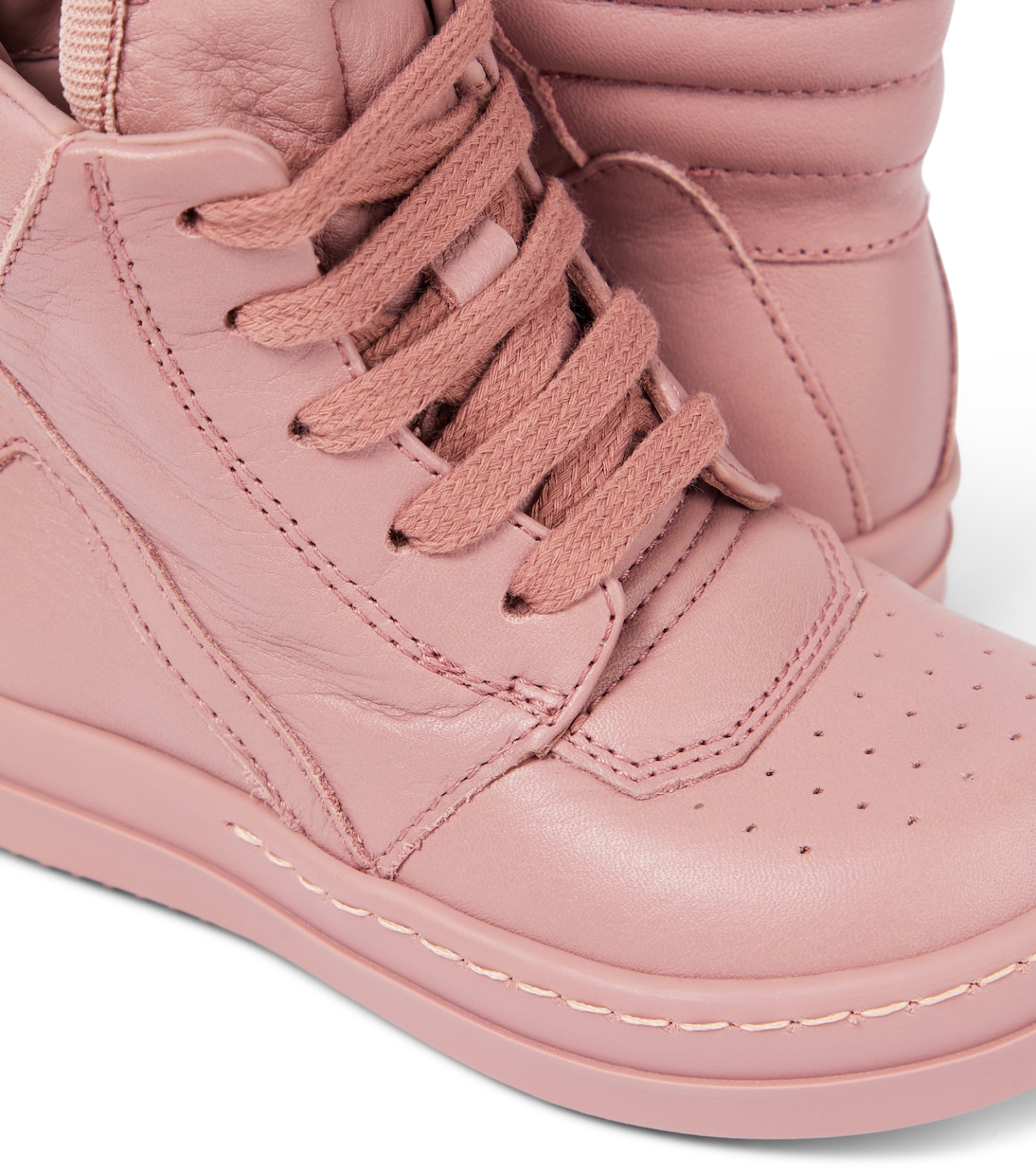 Baby Geo leather sneakers | Rick Owens Kids