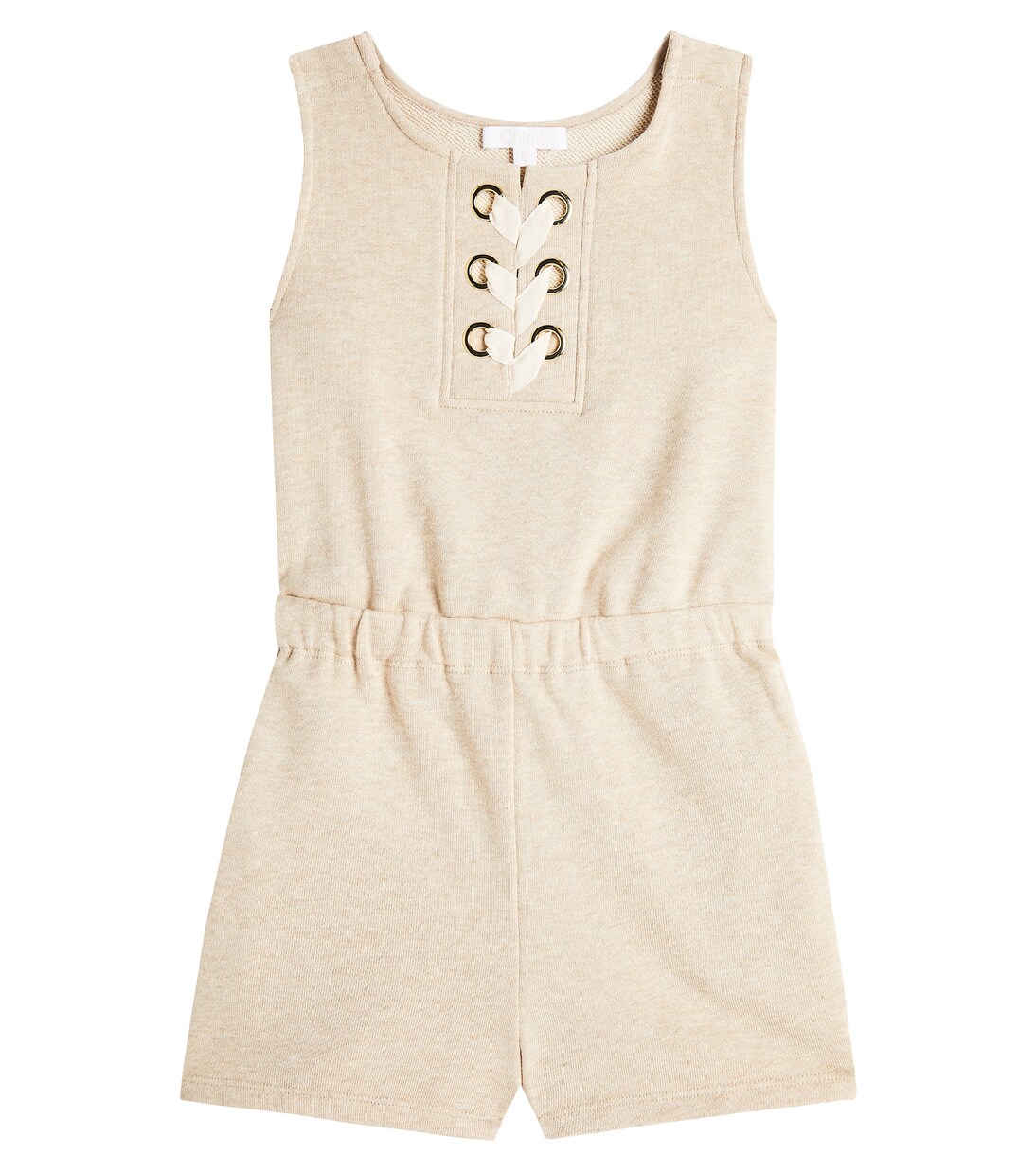 Cotton fleece playsuit | Chloé Kids