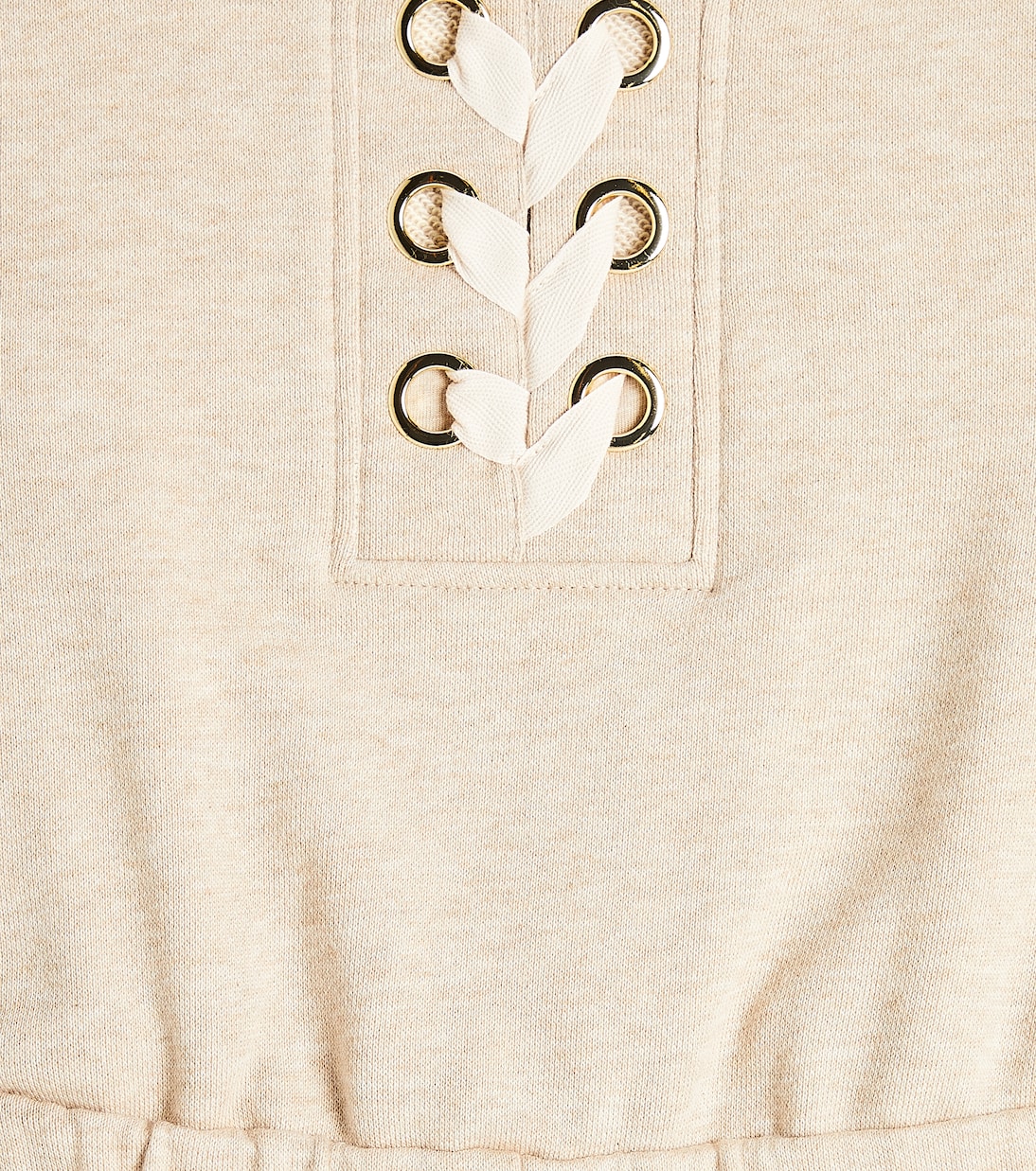 Cotton fleece playsuit | Chloé Kids