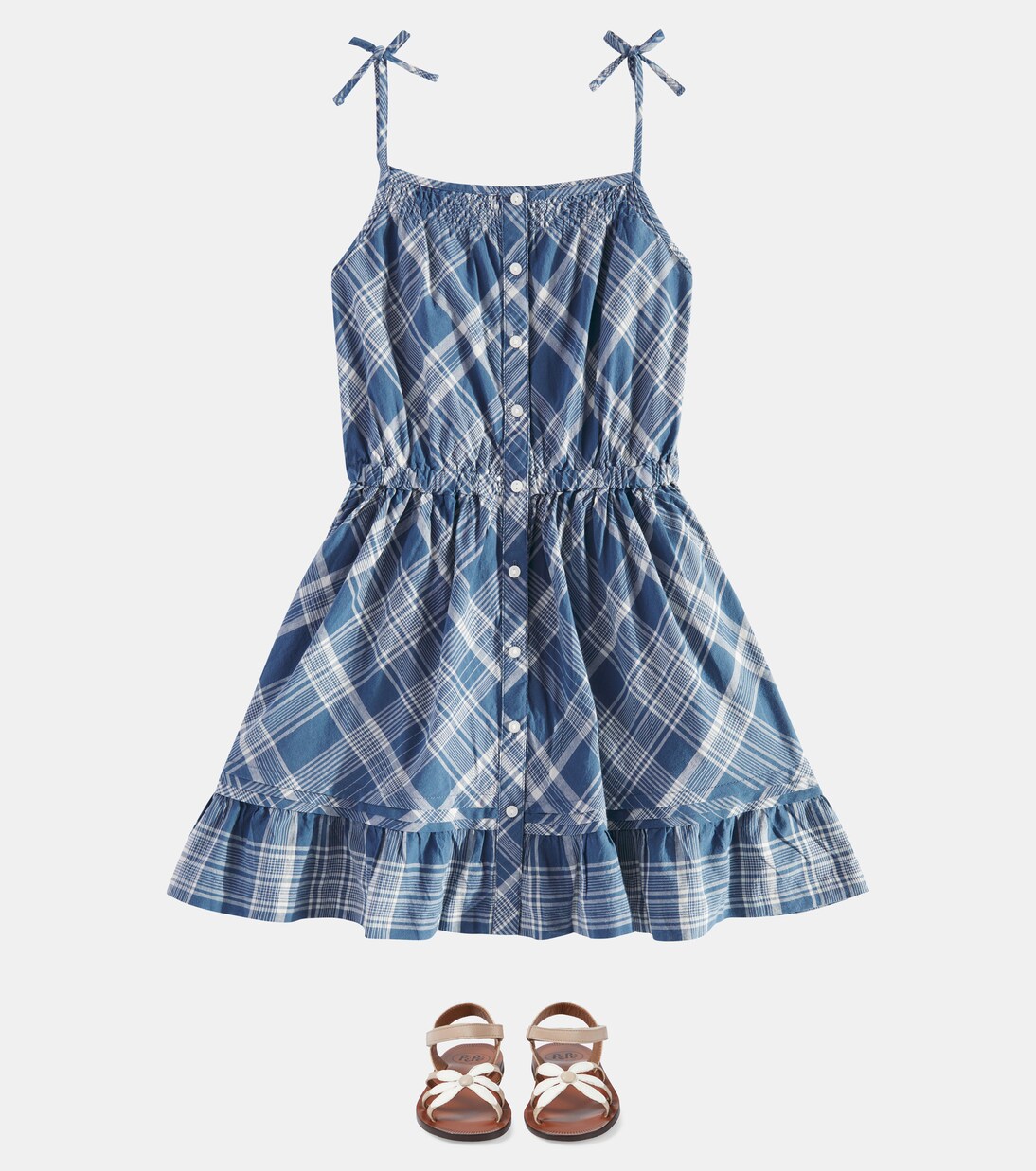 Abito in cotone a quadri | Polo Ralph Lauren Kids