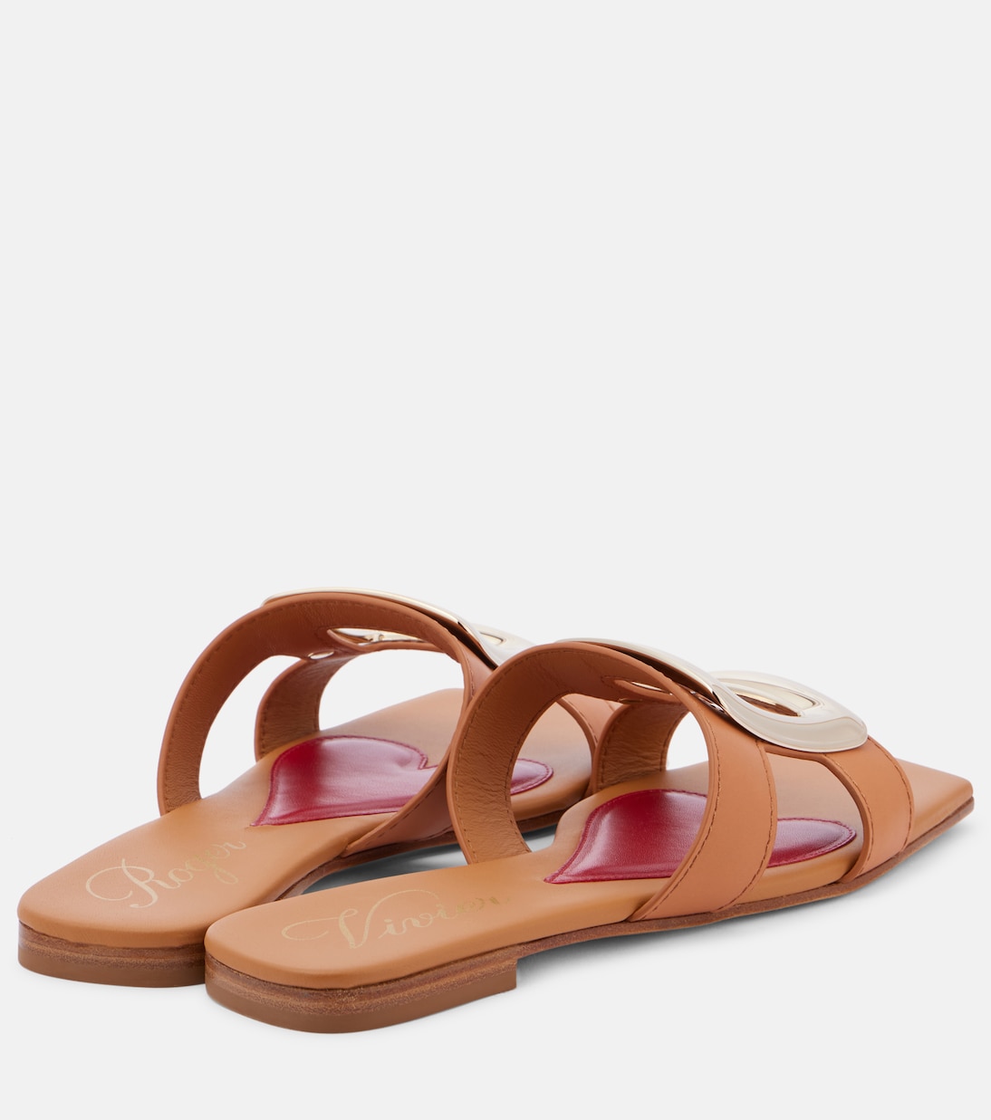 Pantoletten Viv‘ By The Sea aus Leder | Roger Vivier