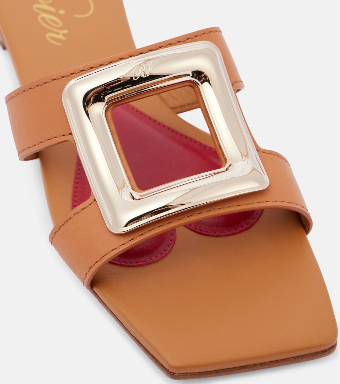 Pantoletten Viv‘ By The Sea aus Leder | Roger Vivier