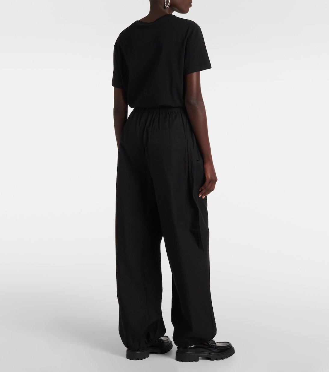 Pantalon ample en coton mélangé | Wardrobe.NYC