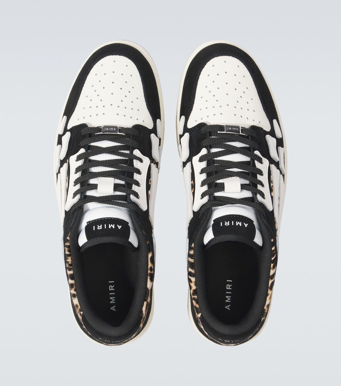 Leopard Skel Top Low leather sneakers | Amiri