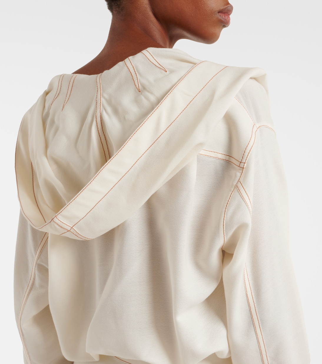 Body con capucha de mezcla de lana | Alaïa