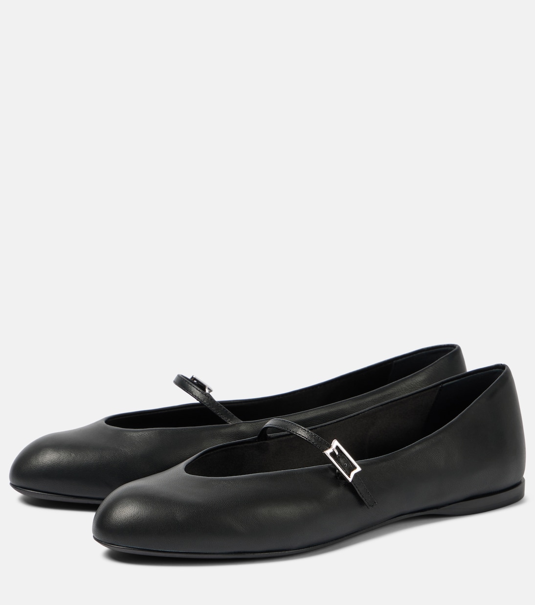 Leather Mary Jane ballet flats | Max Mara