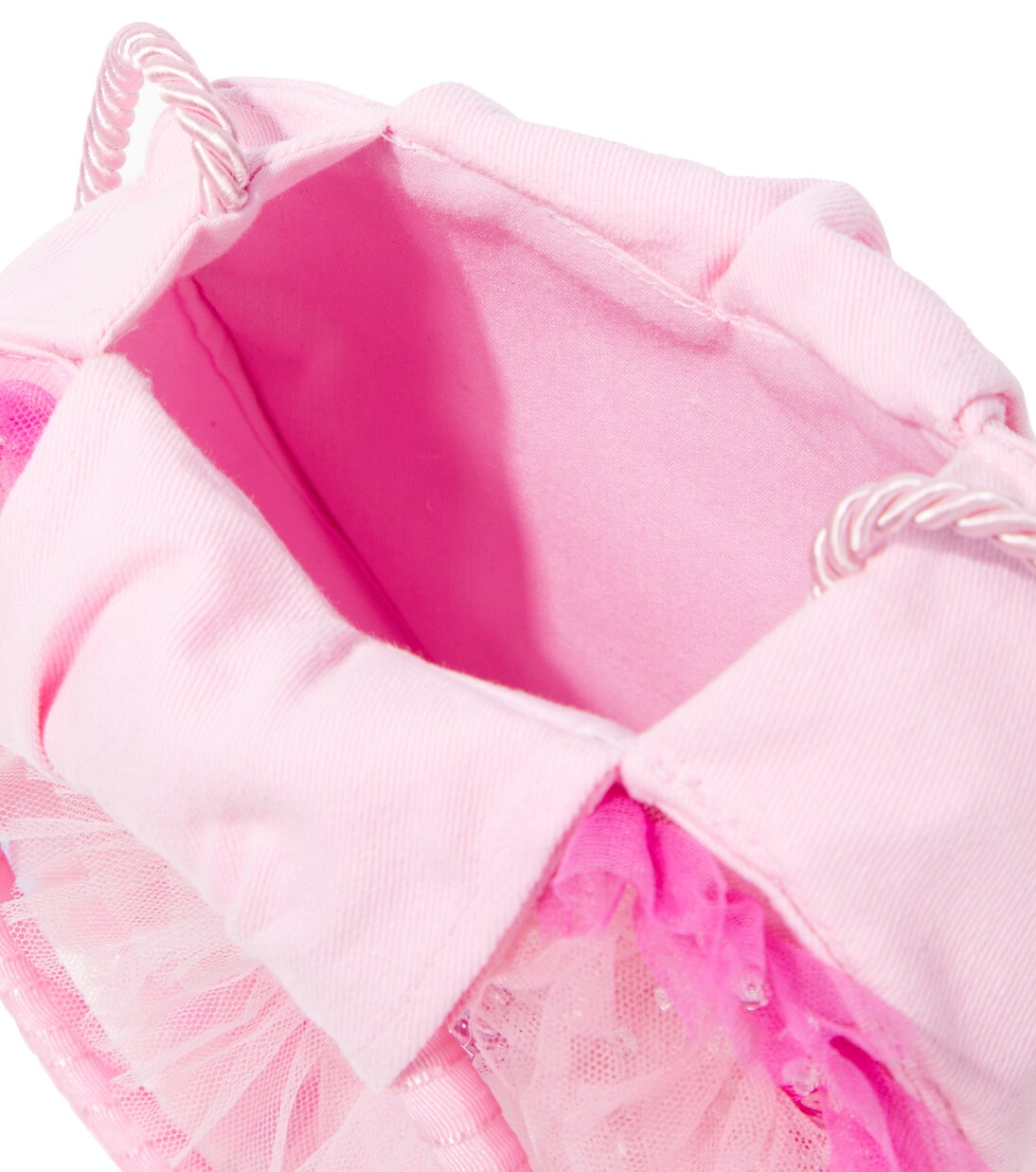 Heartburst ruffled tulle shoulder bag | Tutu Du Monde