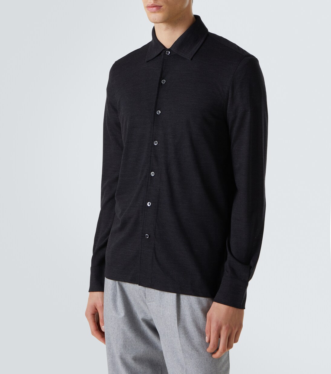 Hemd aus Wolle | Rubinacci