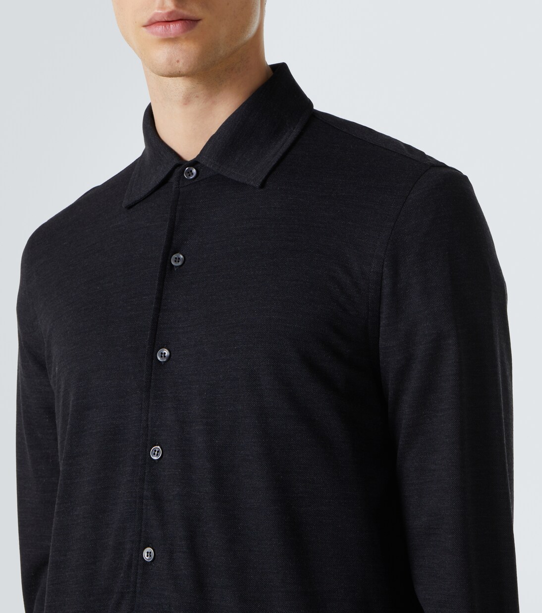 Hemd aus Wolle | Rubinacci