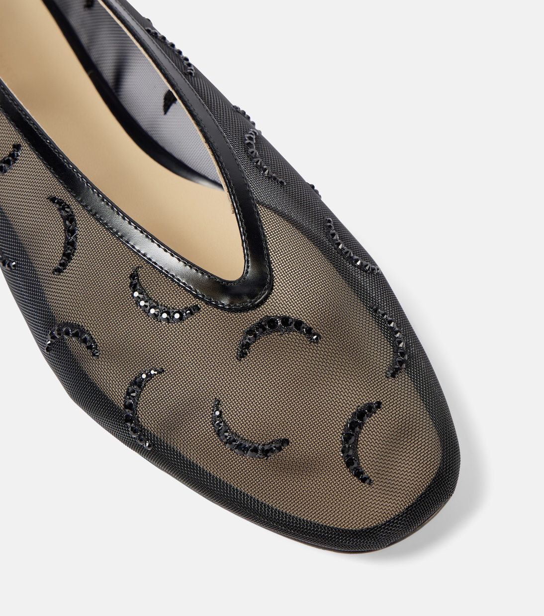 Luna embroidered mesh ballet flats | Le Monde Béryl