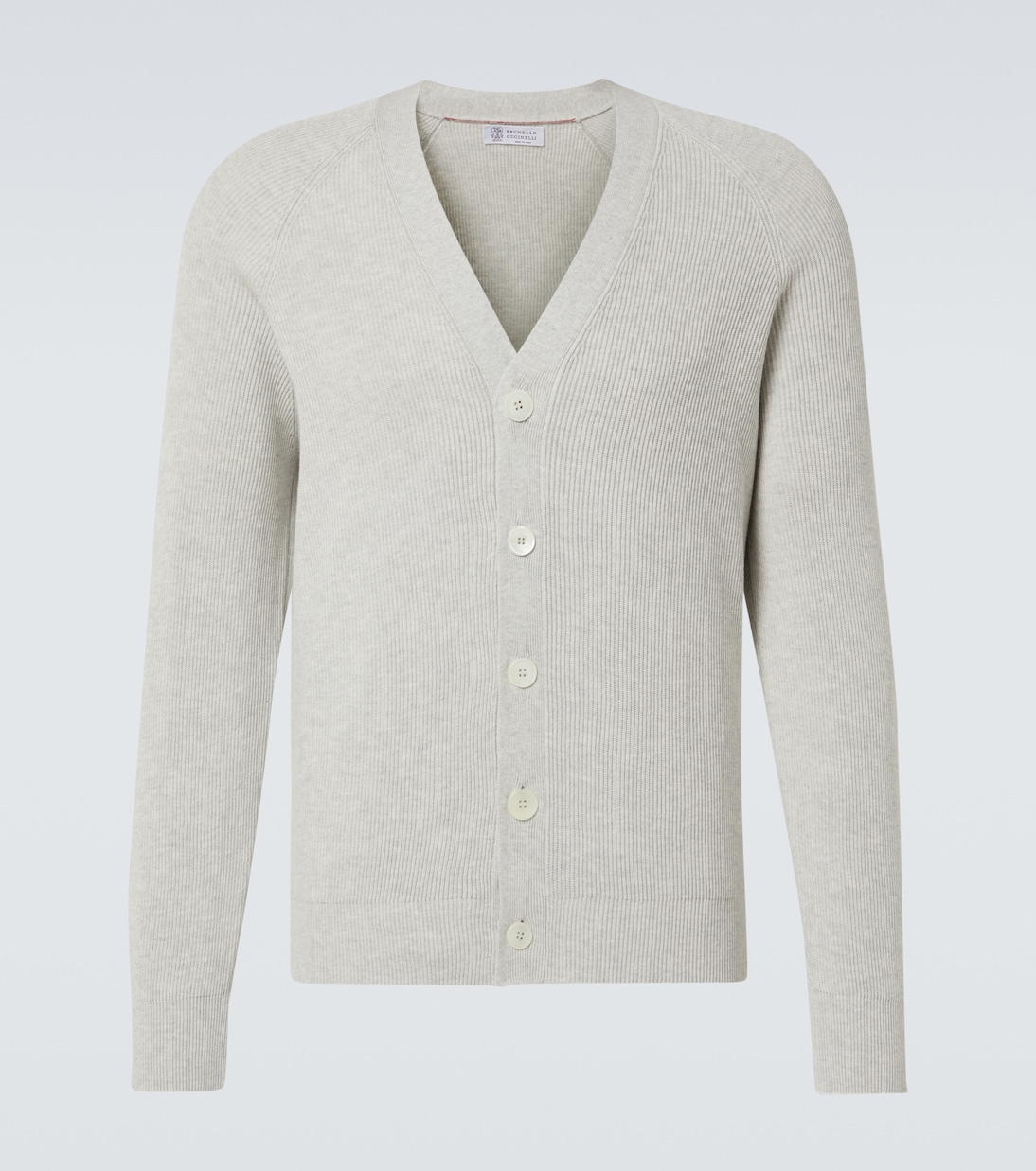 Cardigan in maglia di cotone | Brunello Cucinelli
