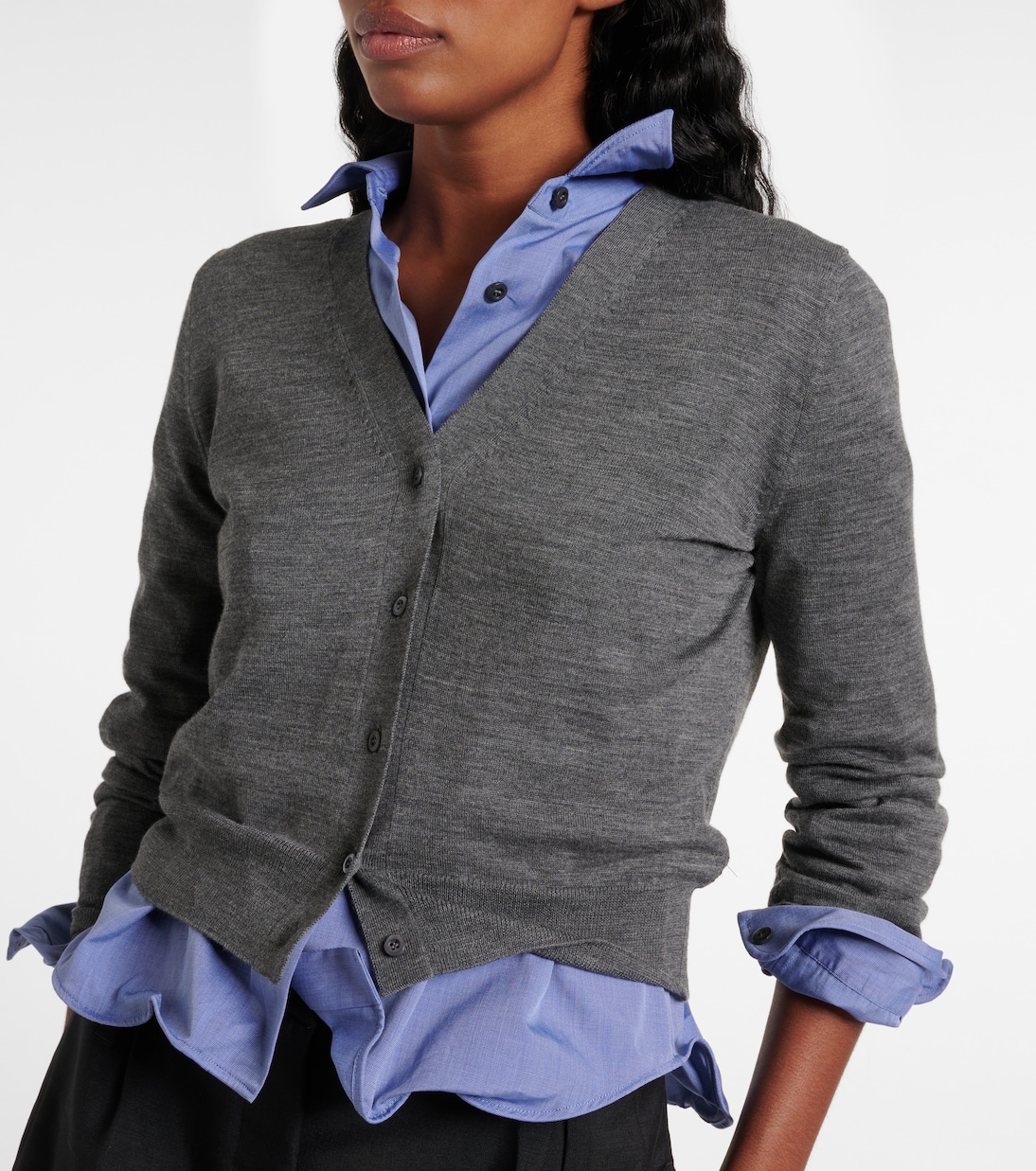 Cardigan aus Schurwolle | Prada