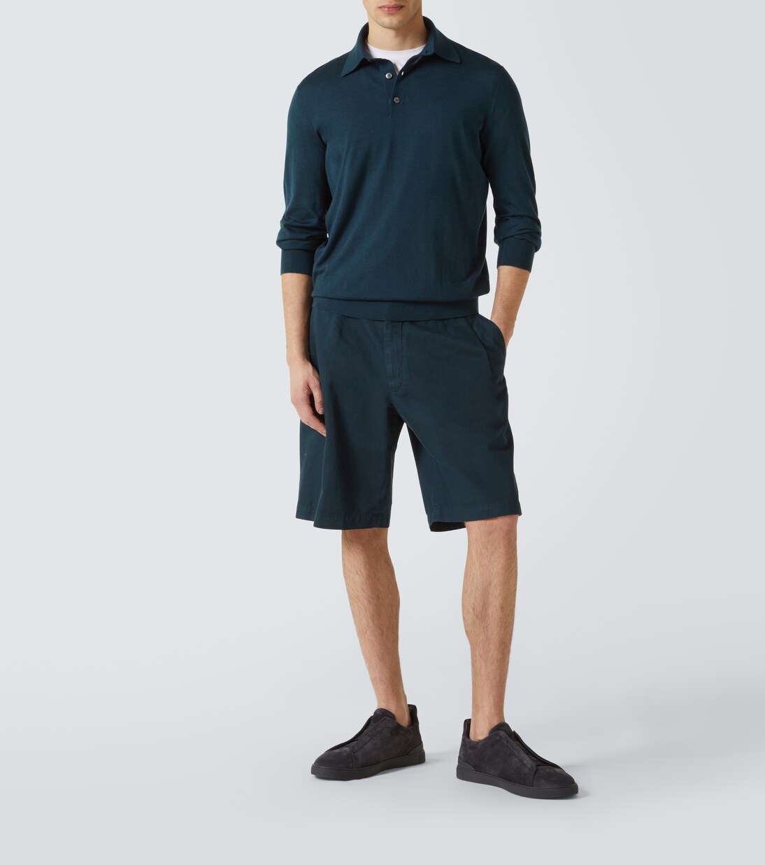 Polohemd aus Kaschmir und Seide | Zegna