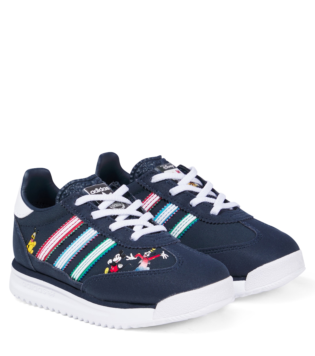 SL 72 RS suede-trimmed sneakers | Adidas Originals Kids