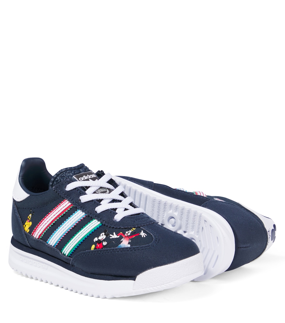 SL 72 RS suede-trimmed sneakers | Adidas Originals Kids