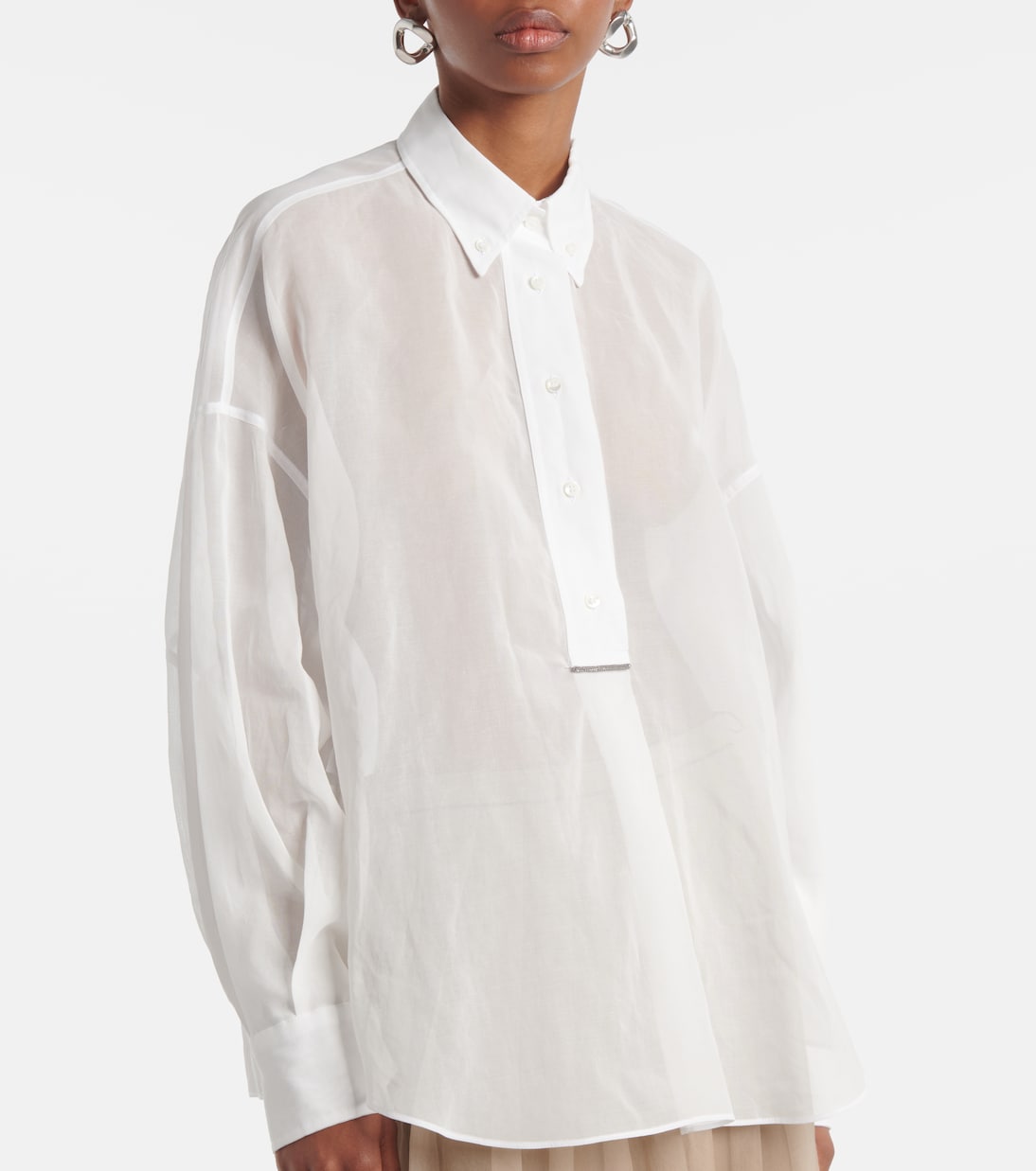 Oxford-Hemd aus Baumwolle | Brunello Cucinelli