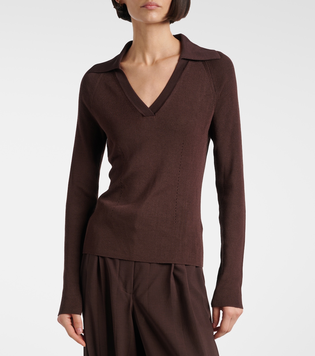 Polopullover aus Rippstrick | Joseph