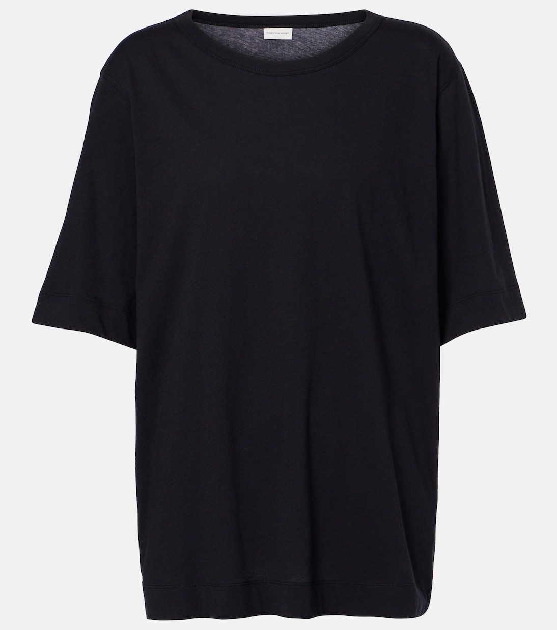 Camiseta en jersey de algodón oversized | Dries Van Noten