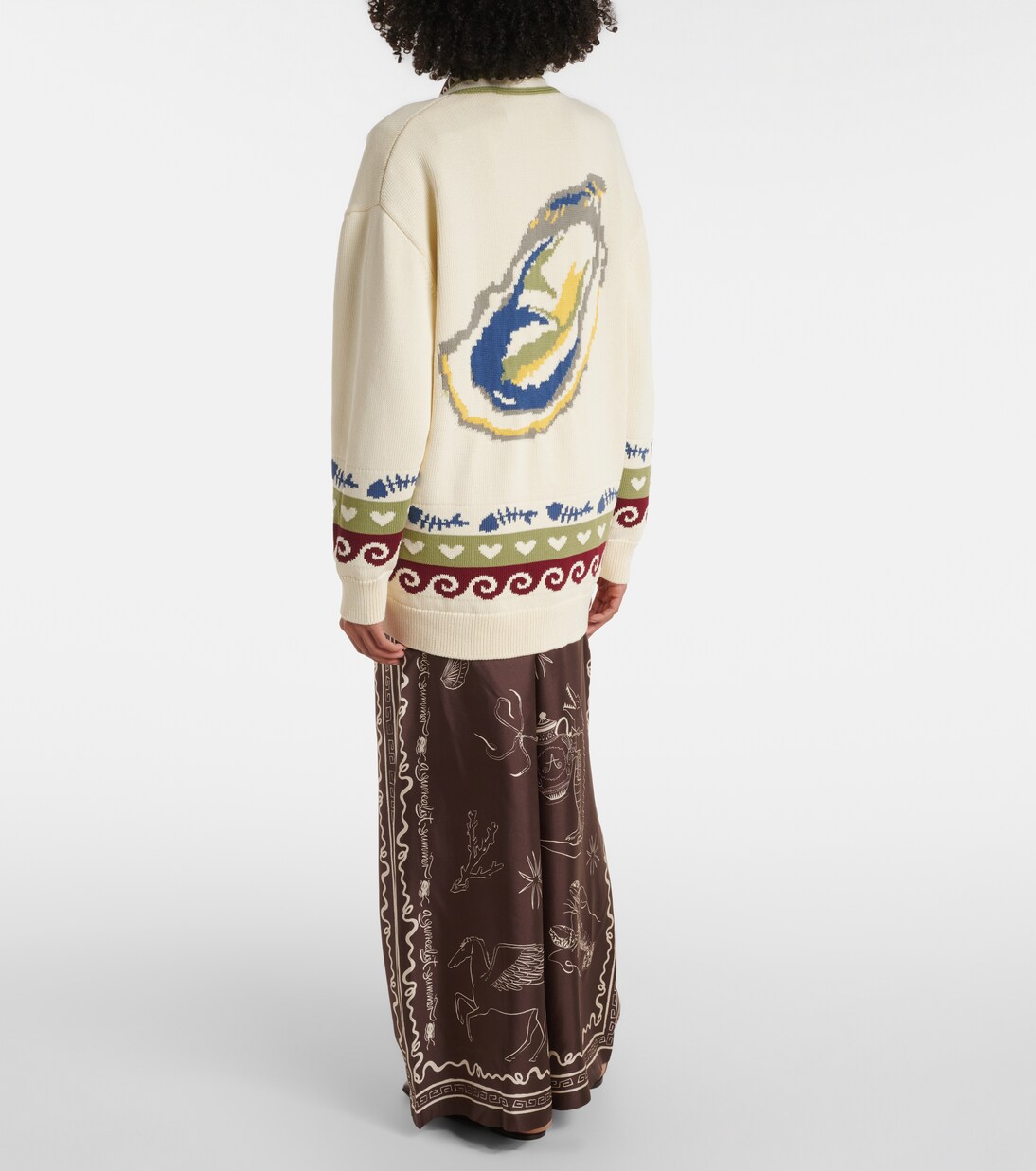 Bath House cotton cardigan | Alémais