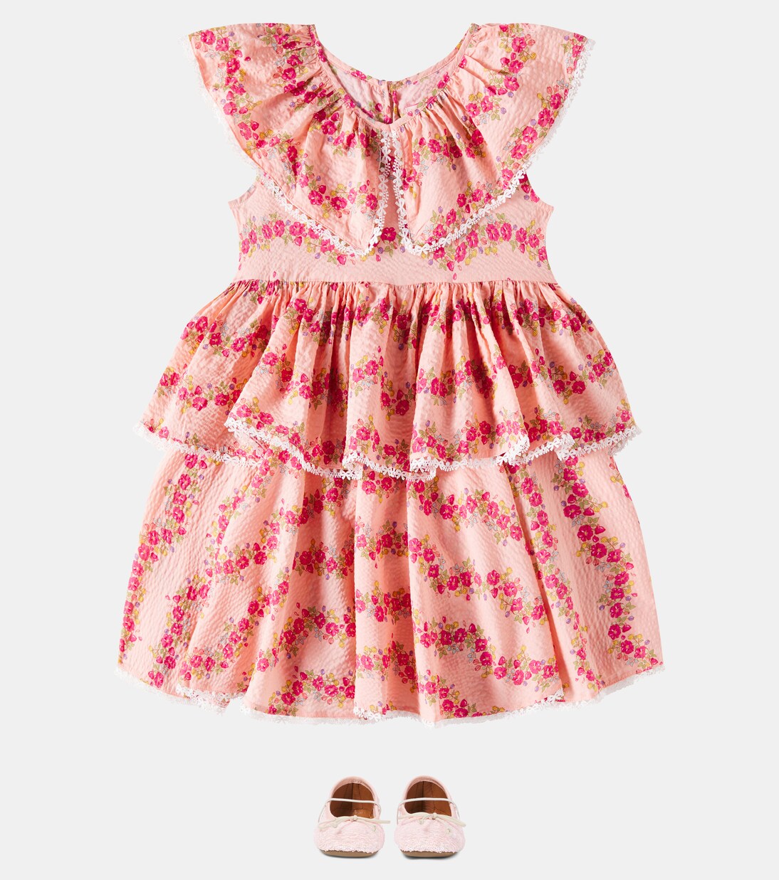 Bella floral tiered cotton dress | Konges Sløjd