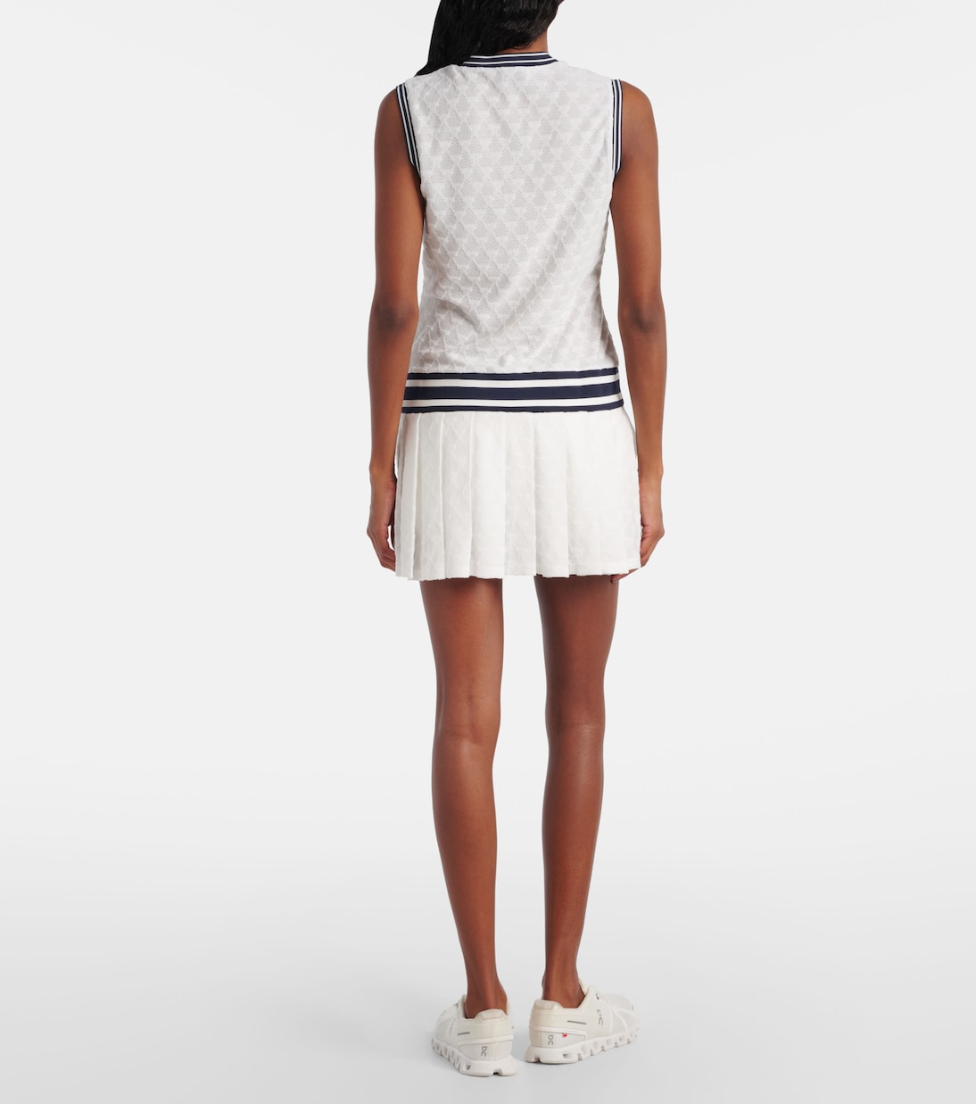 Robe plissée en jacquard | Tory Burch