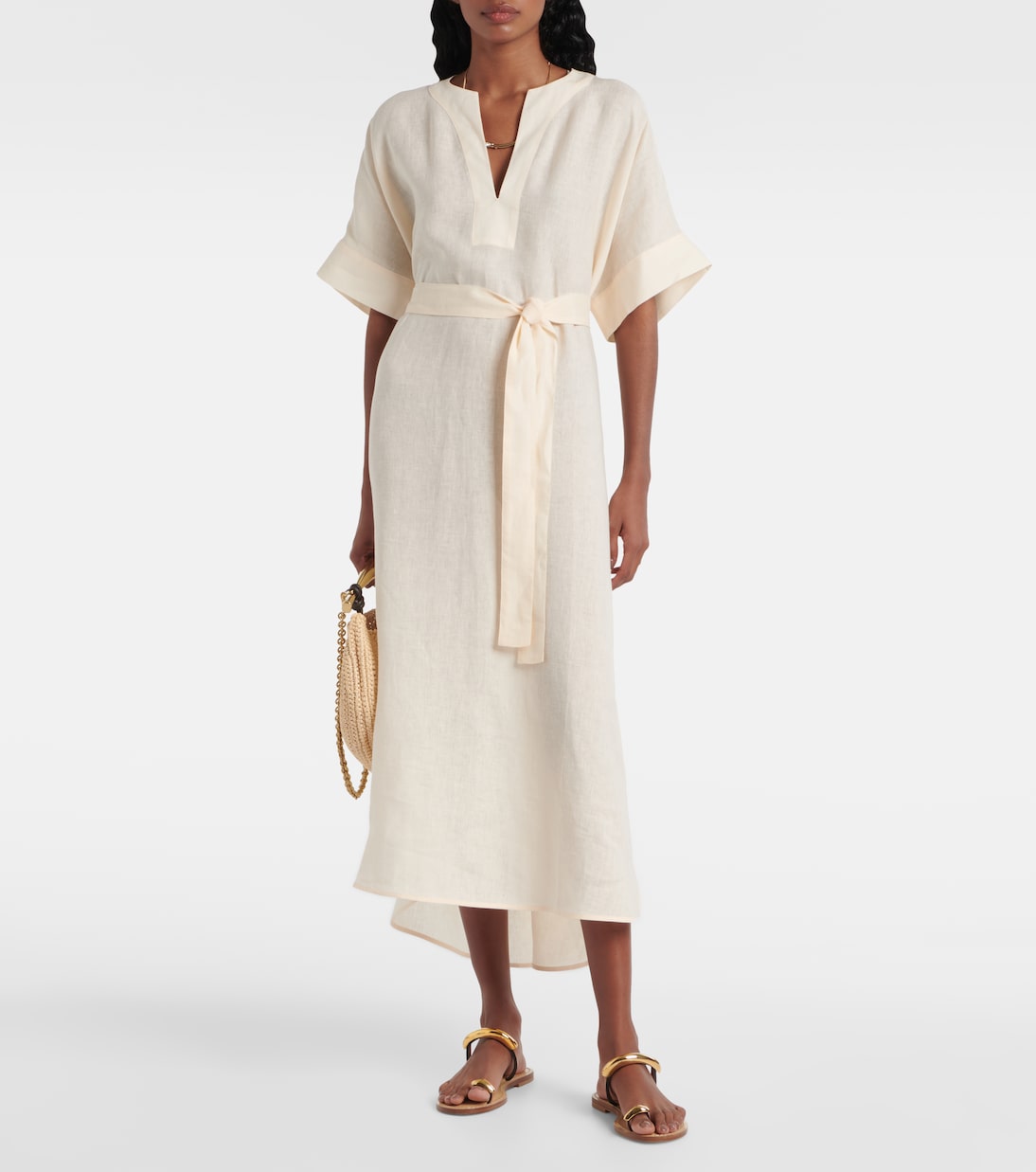 Kaftan Bibi aus Leinen | Eres