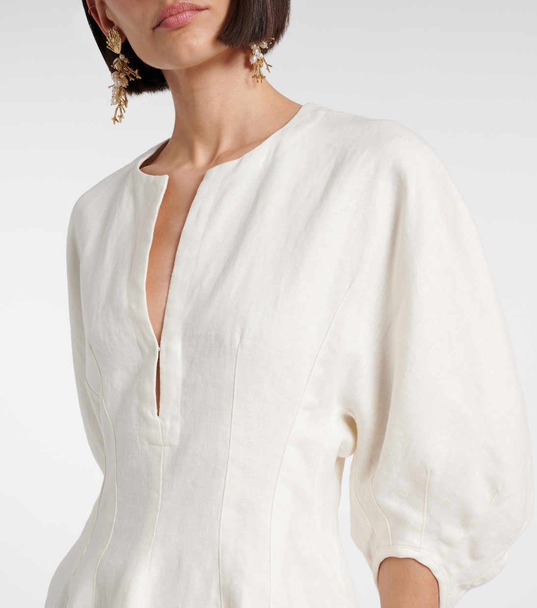 Abito corto Soleil in lino | Faithfull