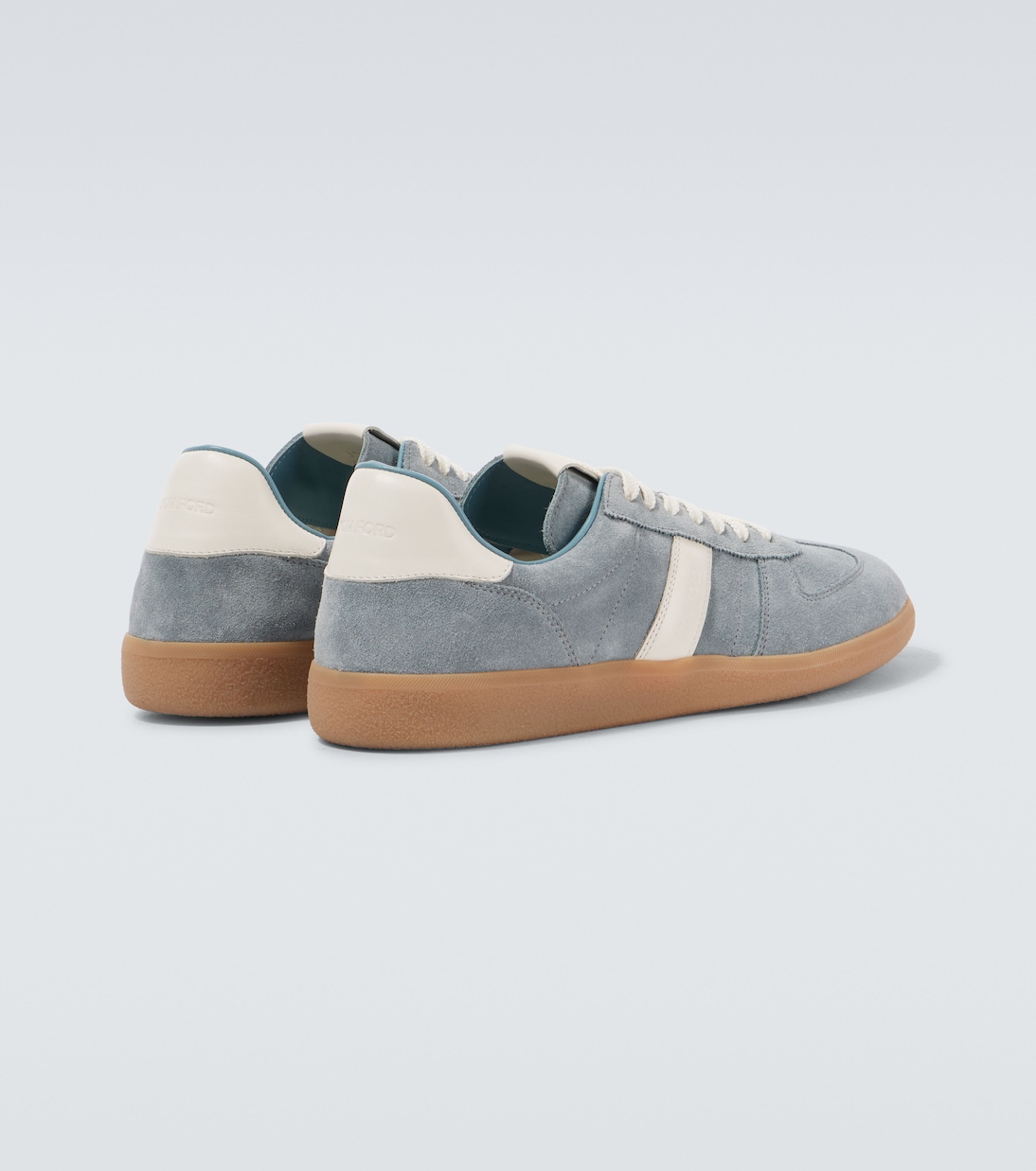 Sneakers Archer aus Veloursleder mit Leder | Tom Ford