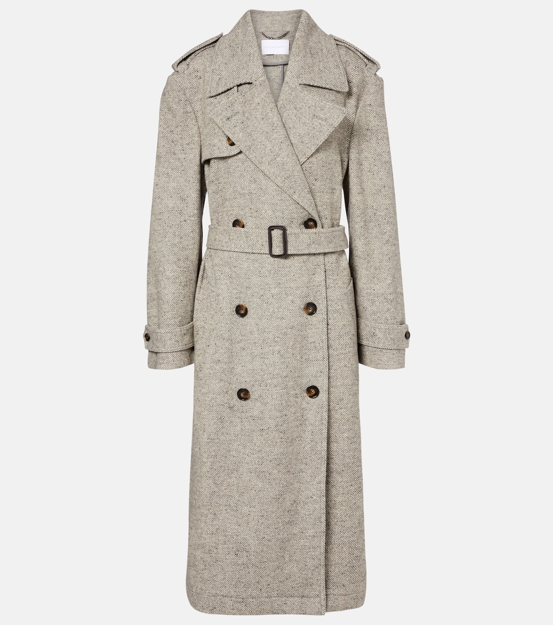 Trenchcoat aus Wolle und Seide | Stella McCartney