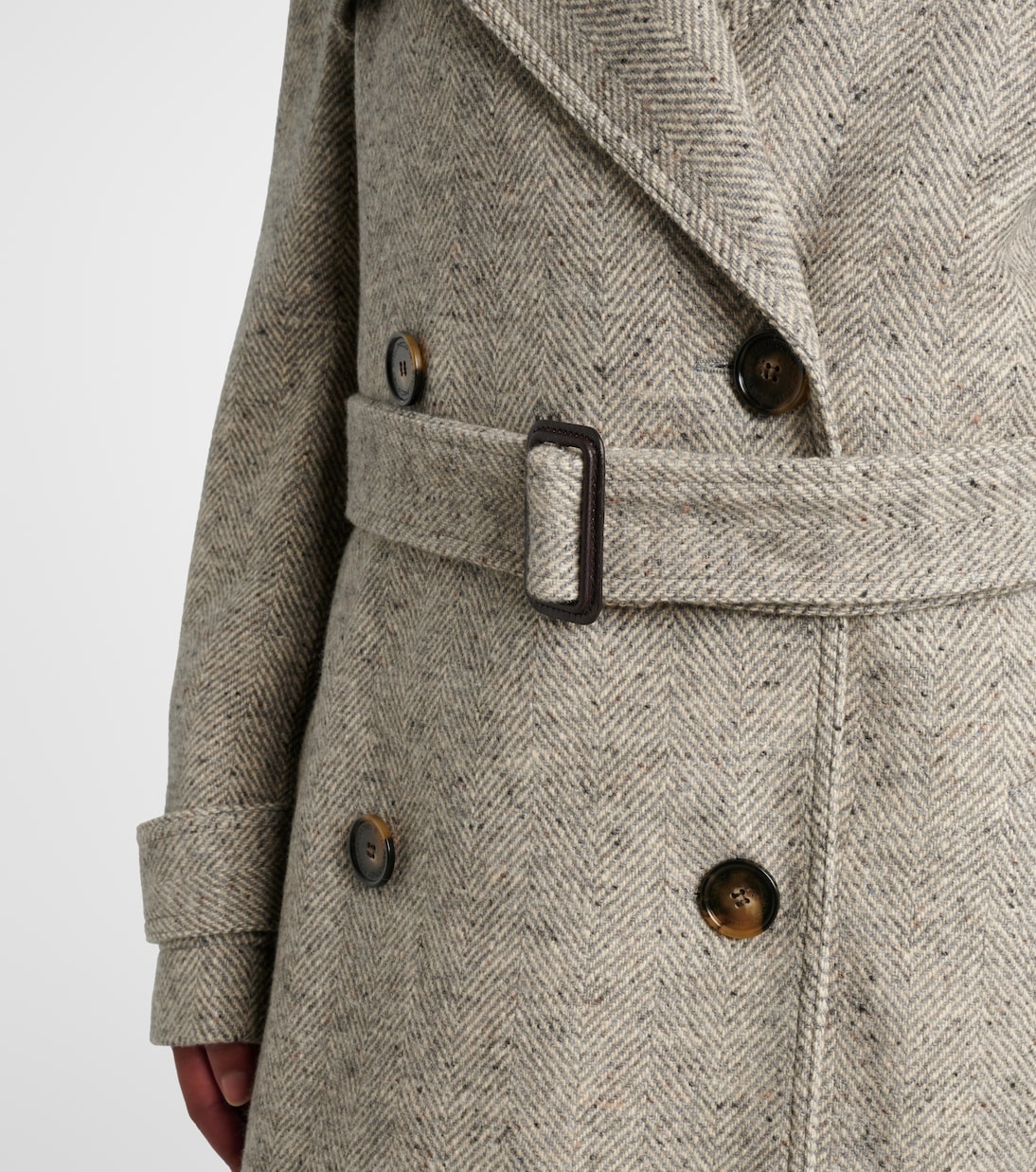 Trenchcoat aus Wolle und Seide | Stella McCartney