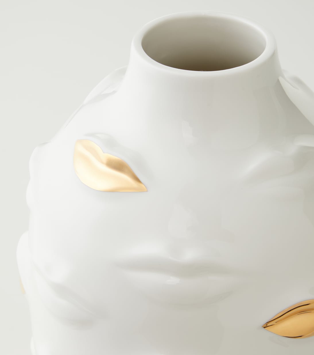 Gilded Gala porcelain vase | Jonathan Adler