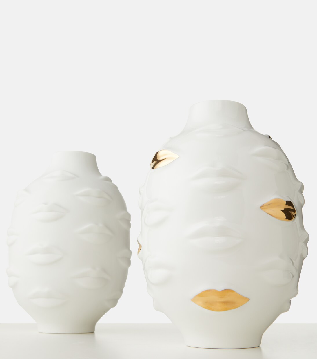 Gilded Gala porcelain vase | Jonathan Adler