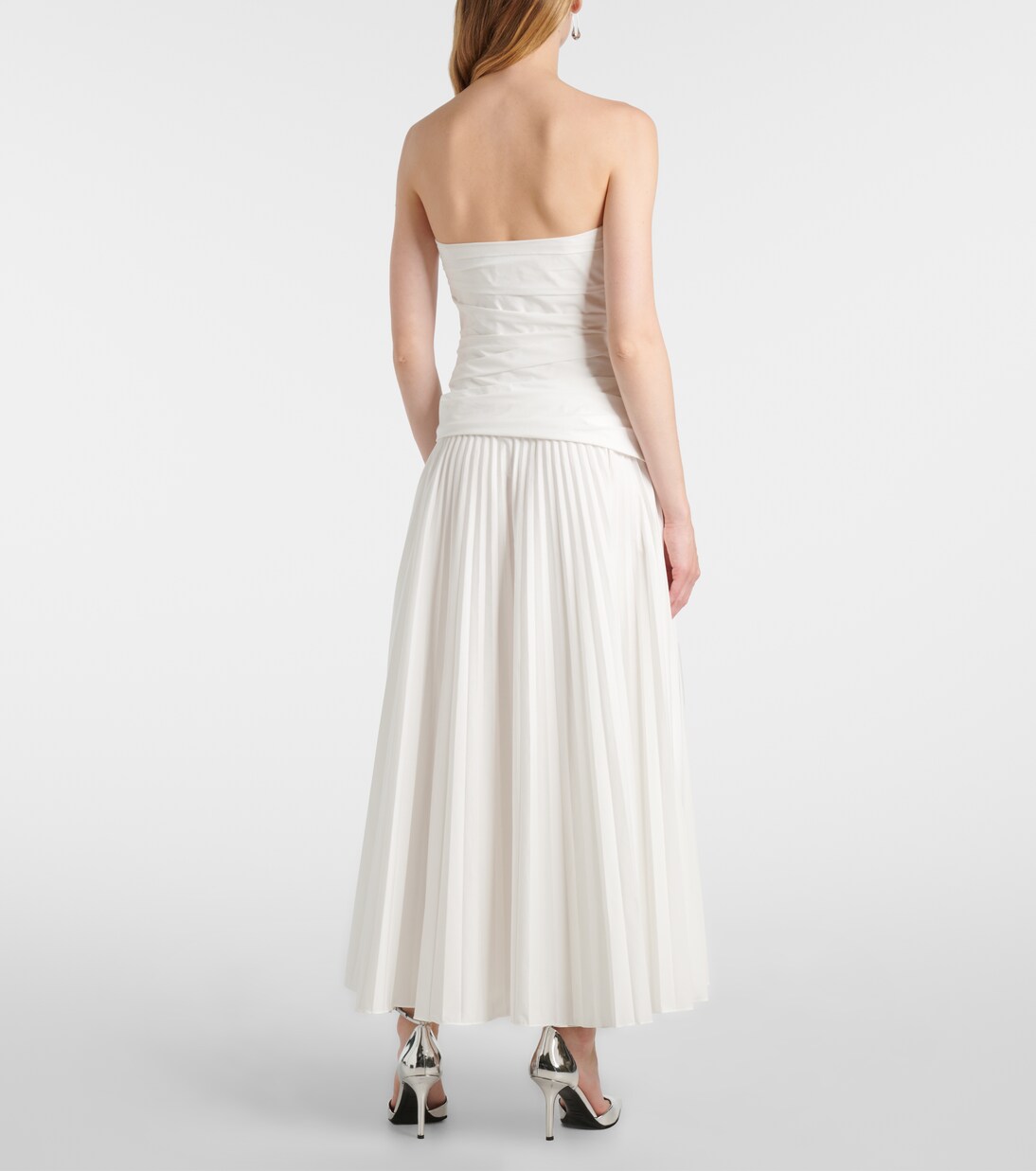 Robe midi Arie en coton mélangé | Simkhai