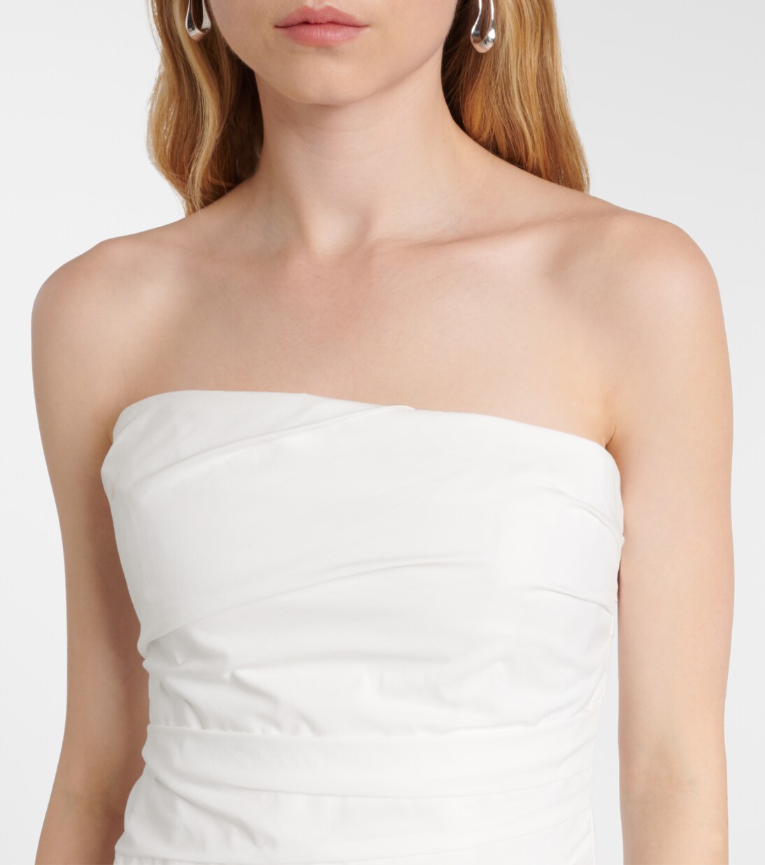 Robe midi Arie en coton mélangé | Simkhai