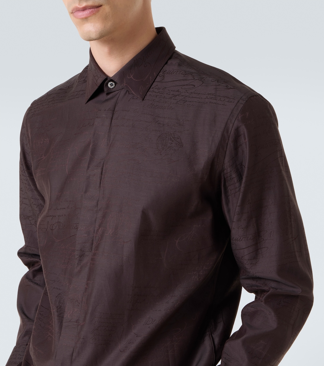 Printed silk and cotton shirt | Berluti