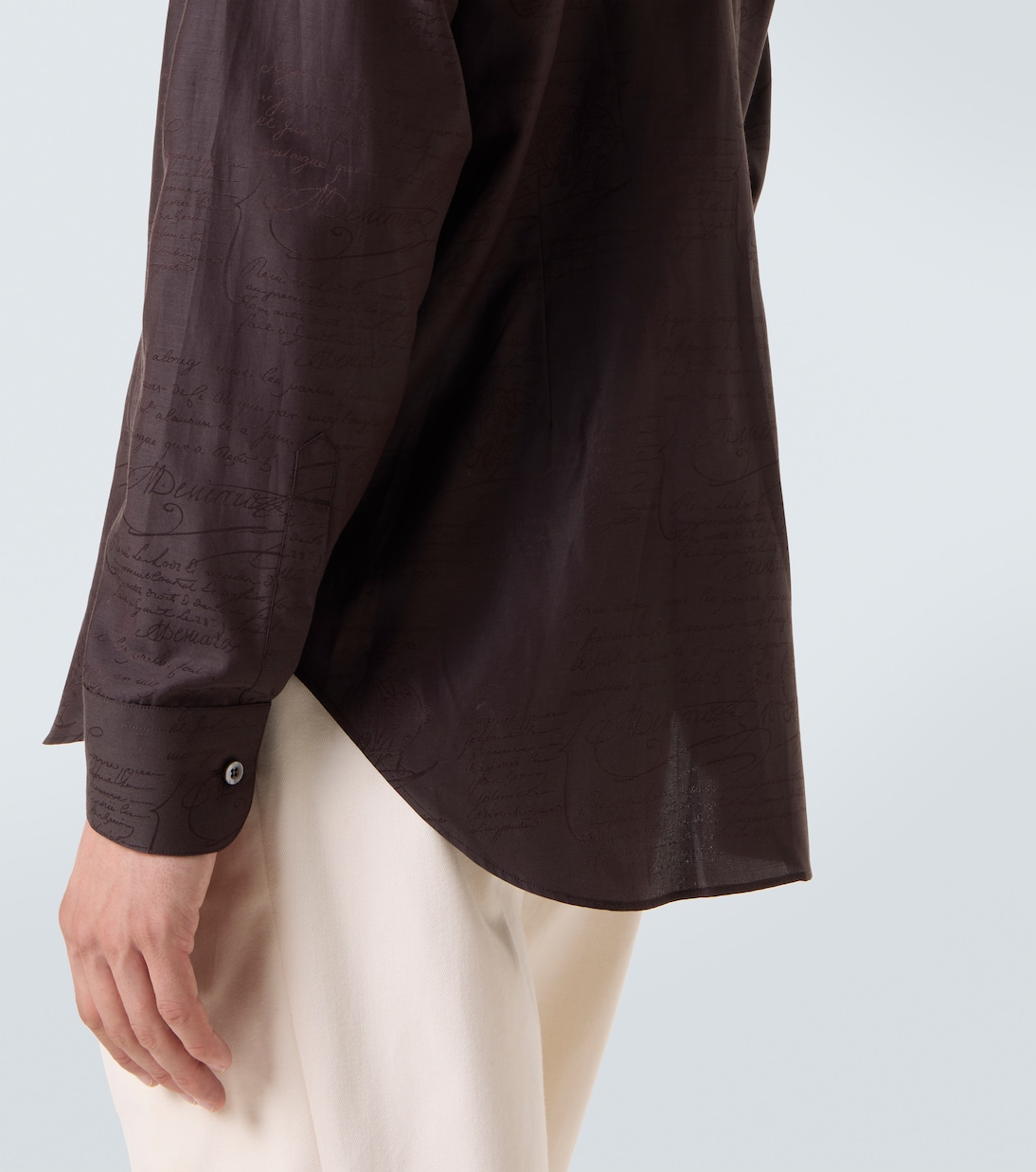 Printed silk and cotton shirt | Berluti