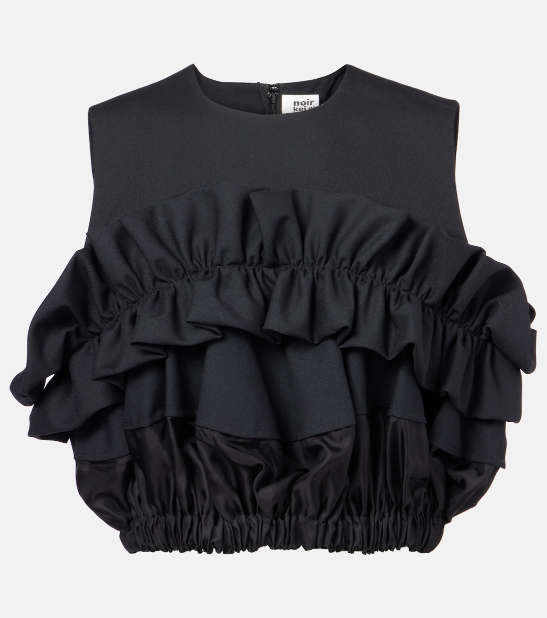 Top aus Wolle | Noir Kei Ninomiya