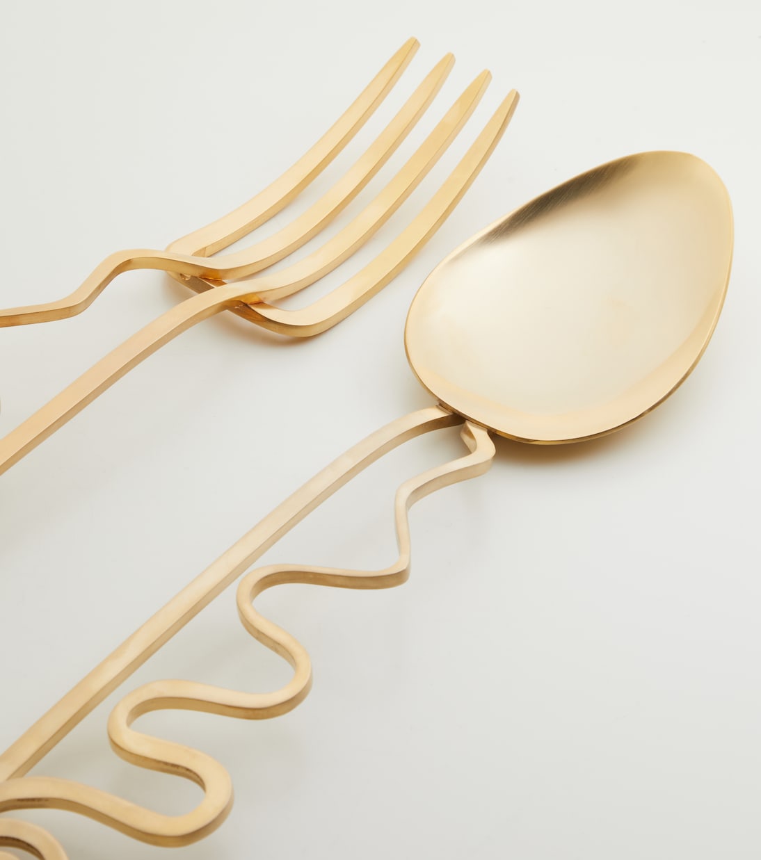 Set de couverts Spirale en acier inoxydable, 2 pièces | L'Objet