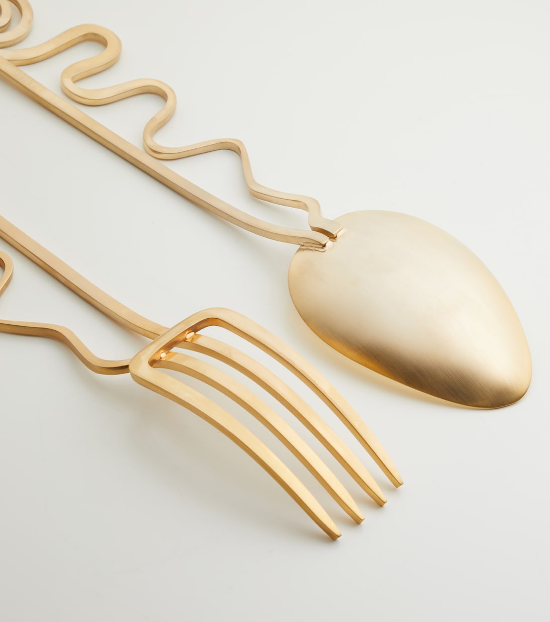 Set de couverts Spirale en acier inoxydable, 2 pièces | L'Objet