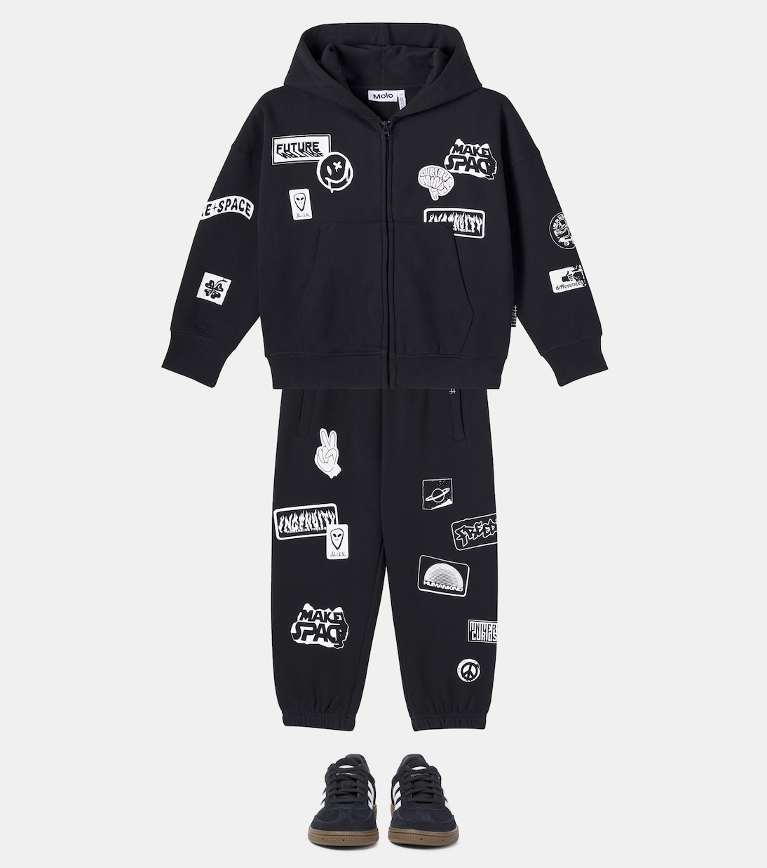 Marley printed cotton-blend hoodie | Molo