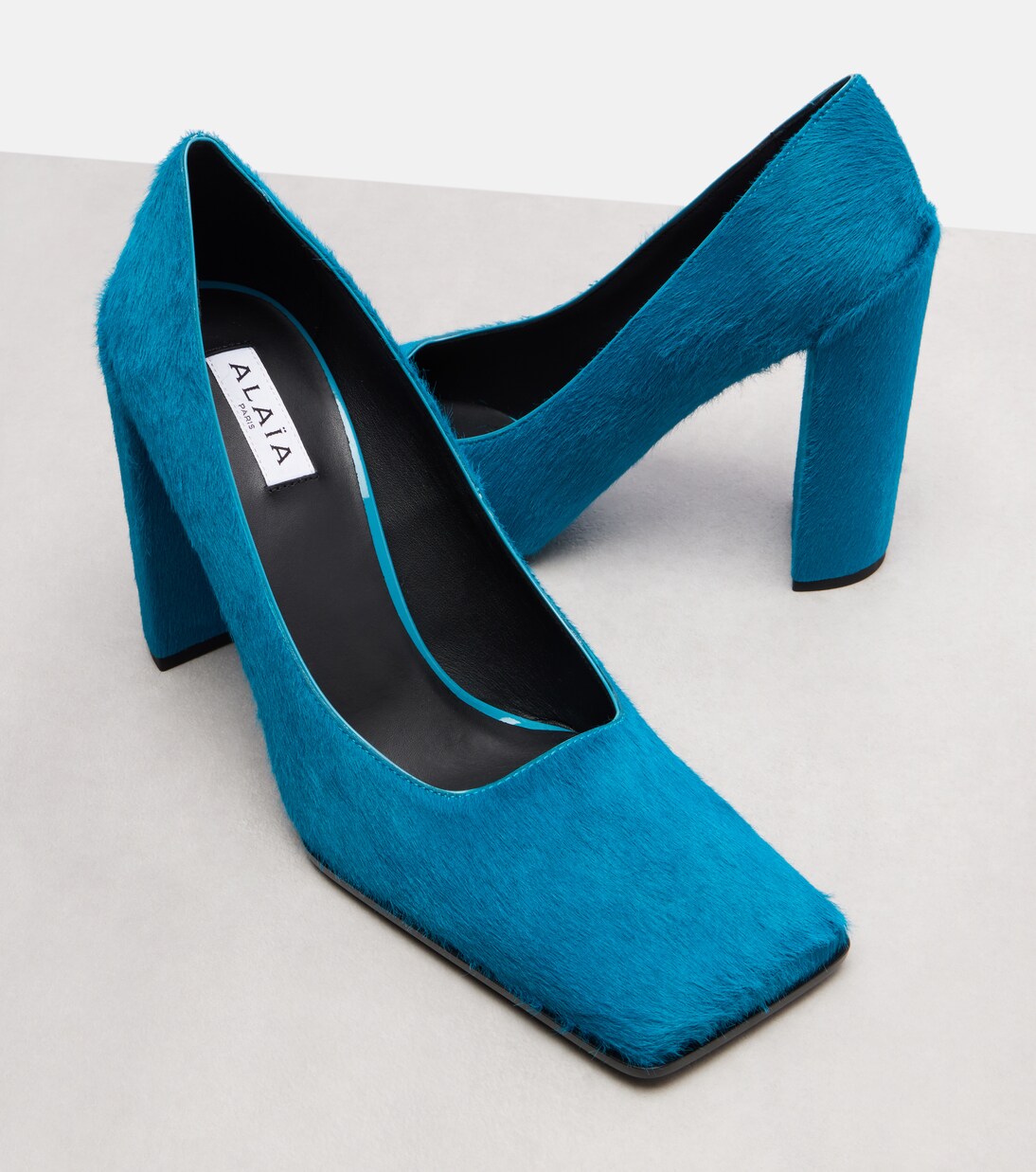 Escarpins en cuir façon poulain | Alaïa