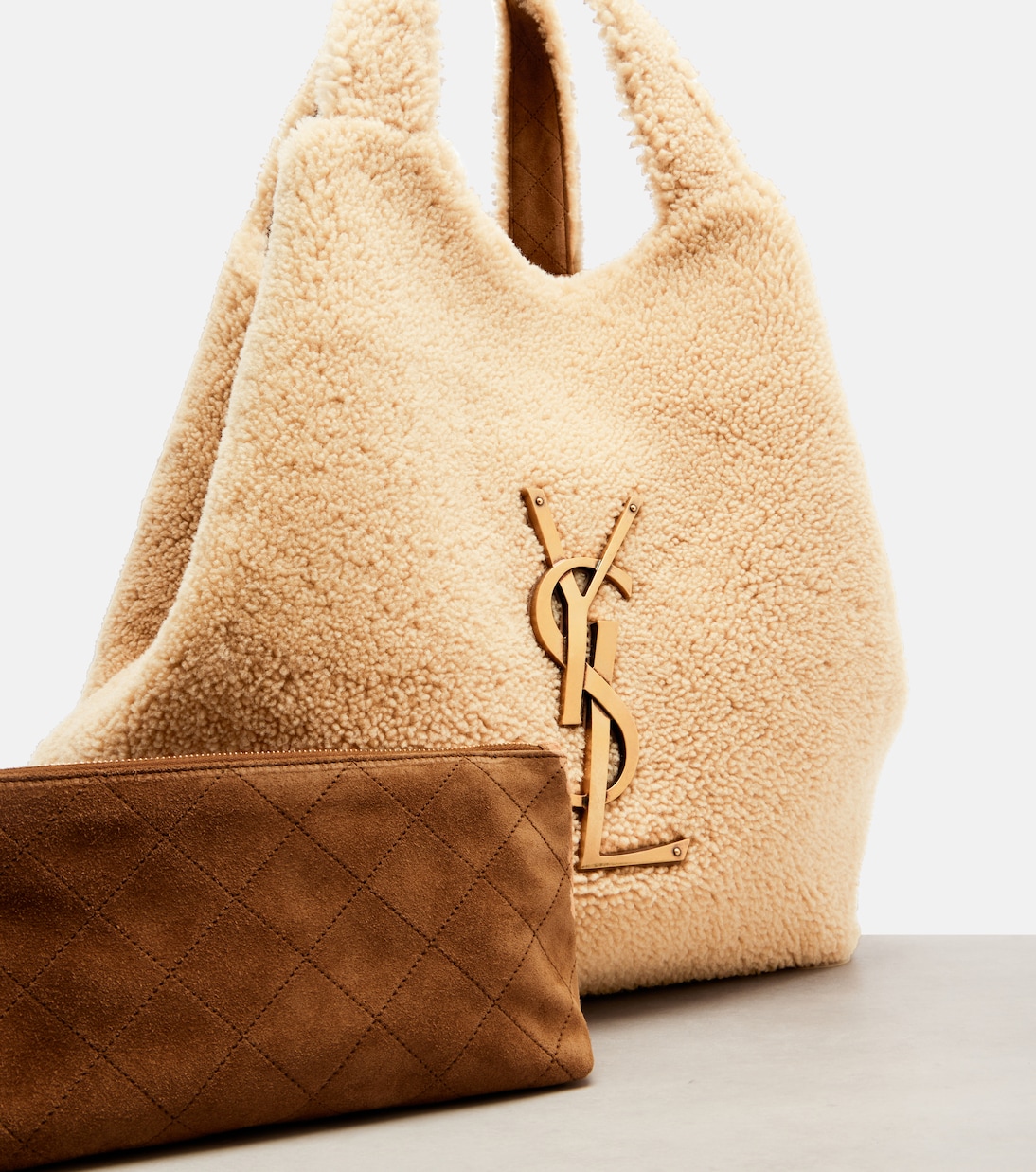 Icare Maxi shearling tote bag | Saint Laurent
