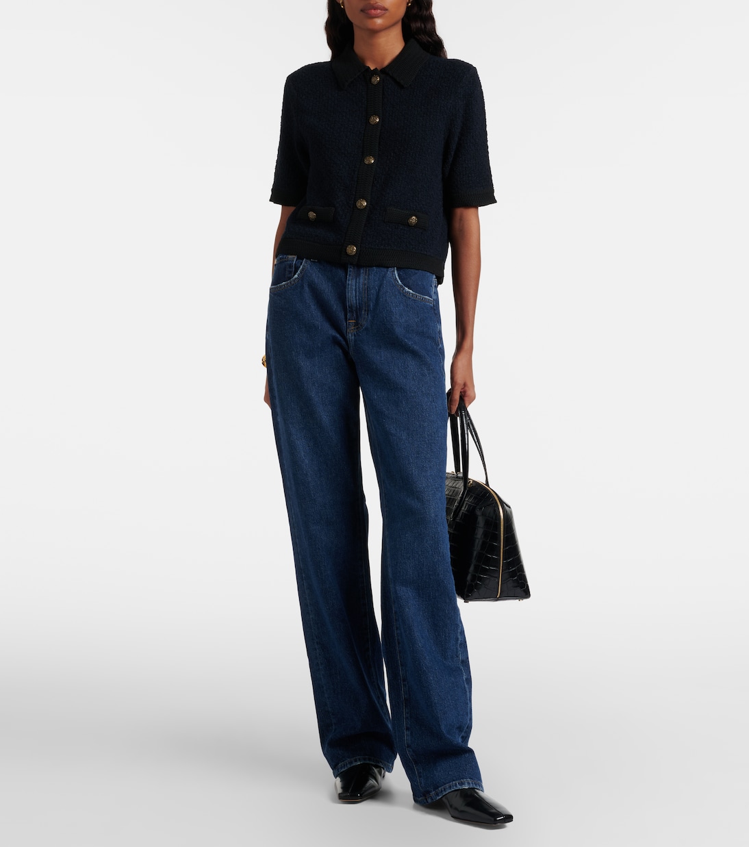 Cardigan aus einem Baumwollgemisch | Veronica Beard